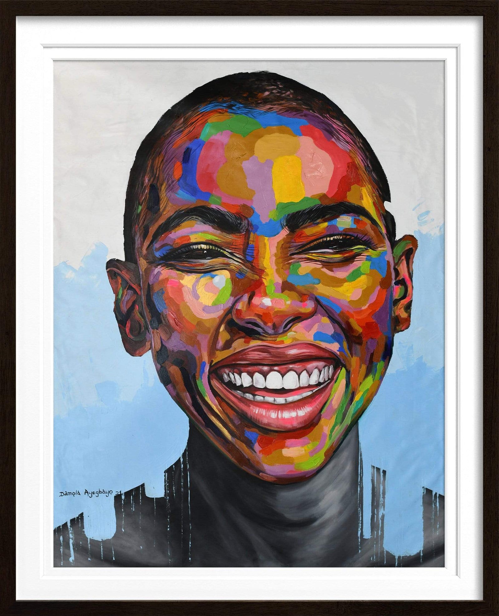 Damola Ayegbayo Digital Print S - 12x15inch / Black Celebrate Life 8