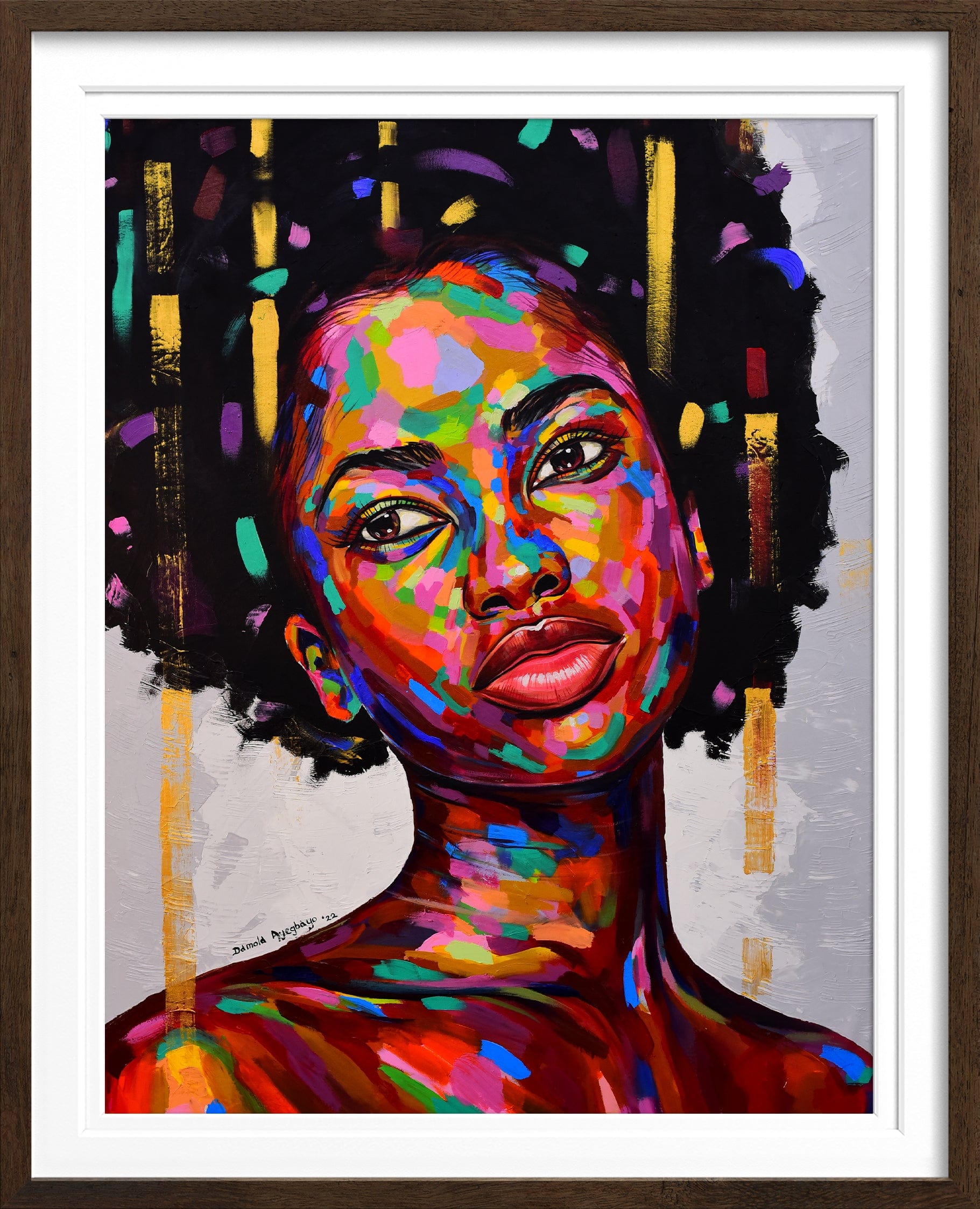 Damola Ayegbayo Digital Print S - 12x15inch / Wenge Free but Hungry 4