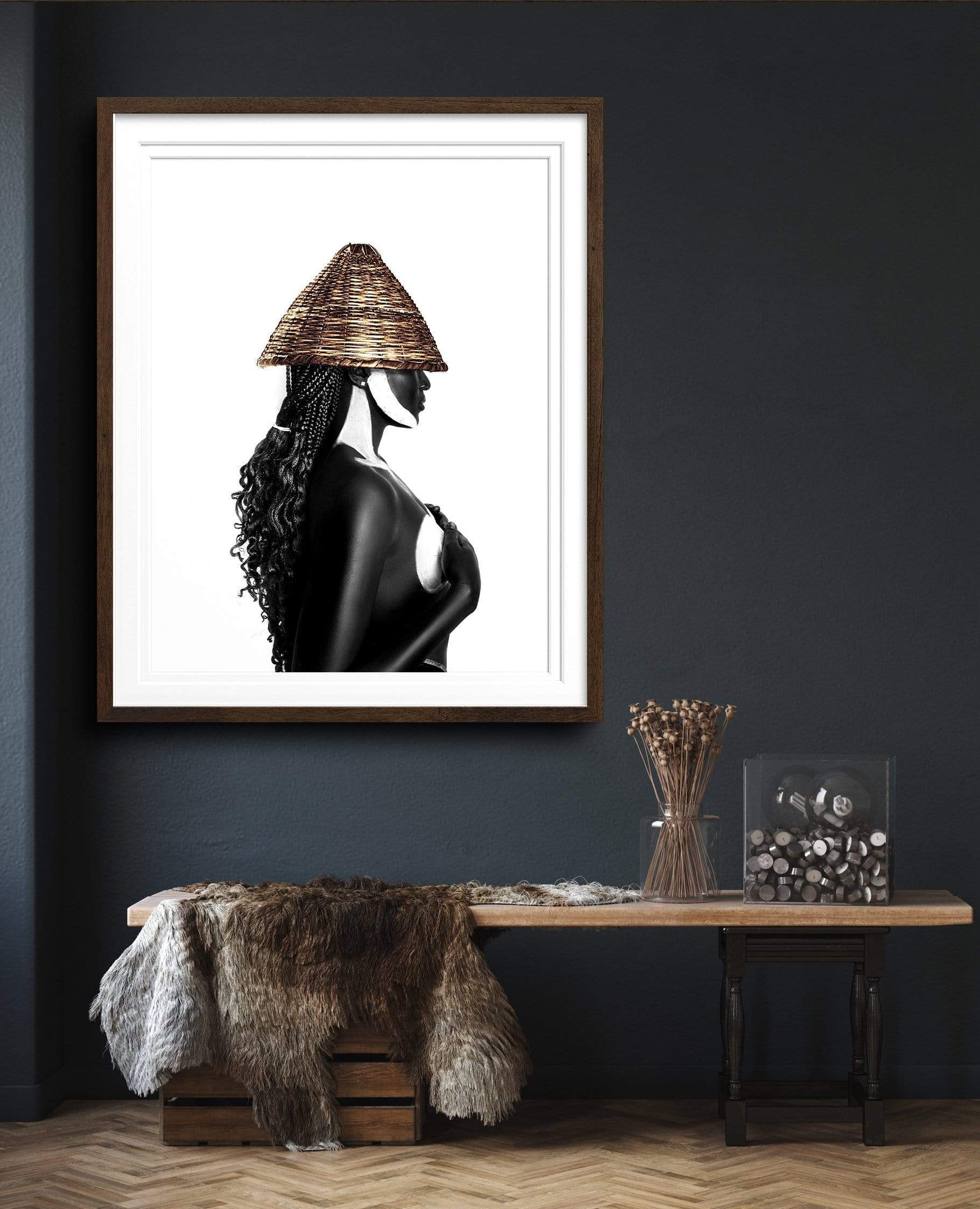 Contemporary Black Art Black Art Black Artists Black Art Prints Wall Print  African American Art Black Artist Wall Art Ivhuart 